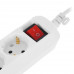 Удлинитель ЭРА UB-3es-3m-USB белый, BT-5400649