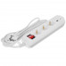 Удлинитель ЭРА UB-3es-3m-USB белый, BT-5400649