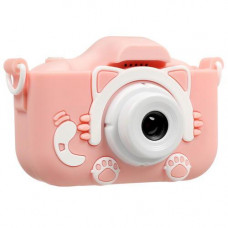 Компактная камера DEXP Kid's Cam Cat розовый