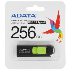 Память OTG USB Flash 256 ГБ ADATA UC300 [ACHO-UC300-256G-RBK/GN]