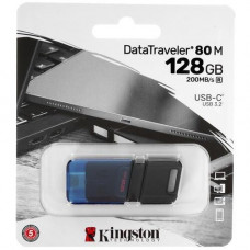 Память OTG USB Flash 128 ГБ Kingston DataTraveler 80M [DT80M/128GB]