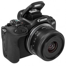 Беззеркальная камера Canon EOS R50 Kit 18-45 RF черная