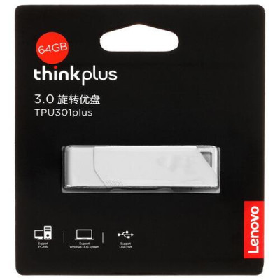 Память USB Flash 64 ГБ Lenovo ThinkPlus Spin Drive Plus [36005623], BT-5416010