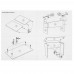 Стол компьютерный Aceline Basic 01 коричневый, BT-5418247 Стол компьютерный Aceline Basic 01 коричневый, BT-5418247