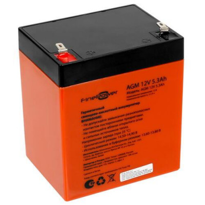 Аккумуляторная батарея для ИБП FinePower AGM 12V 5.3Ah, BT-5419949