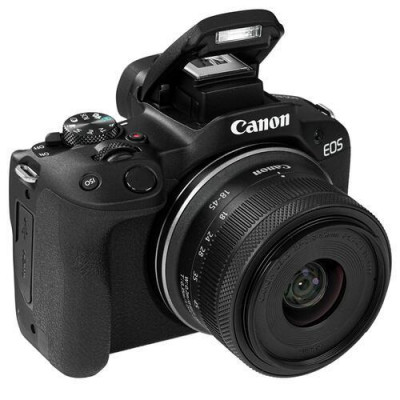 Беззеркальная камера Canon EOS R50 Kit 18-45 + 55-210 RF черная, BT-5421723