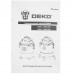 Строительный пылесос DEKO DKVC-1400-15P, BT-5422325