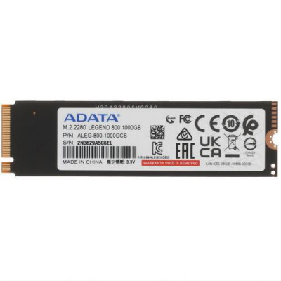 1000 ГБ SSD M.2 накопитель ADATA LEGEND 800 [ALEG-800-1000GCS], BT-5433002