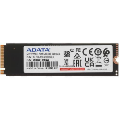 2000 ГБ SSD M.2 накопитель ADATA LEGEND 800 [ALEG-800-2000GCS], BT-5433004