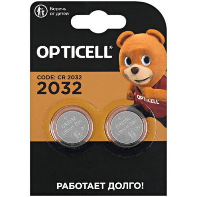 Батарейка литиевая Opticell CR2032, BT-5434058