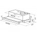 Вытяжка телескопическая HOMSair FLAT 50 черный/черный, BT-8160080