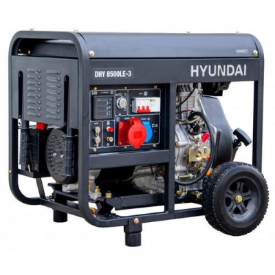 Электрогенератор Hyundai DHY 8500LE-3, BT-8195666