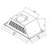 Вытяжка полновстраиваемая DeLonghi COSETTA 510 IM серебристый, BT-9008313