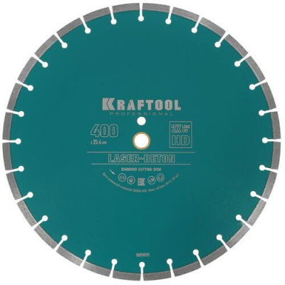 Диск алмазный KRAFTOOL LASER-BETON 400 мм, BT-9012382