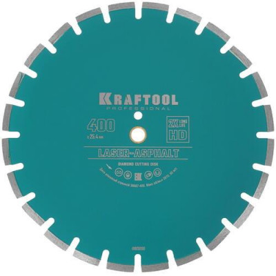 Диск алмазный KRAFTOOL LASER-ASPHALT 400 мм, BT-9012387