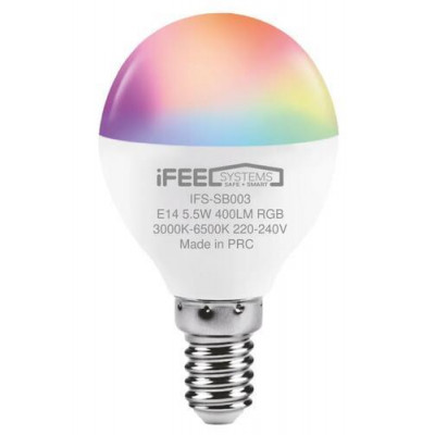 Умная светодиодная лампа iFEEL Globe E14 IFS-SB003, BT-9960638