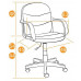 Кресло офисное TetChair BAGGI PA коричневый, BT-9986720