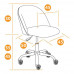 Кресло офисное TetChair MELODY желтый, BT-9986743