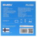 Портативная колонка SVEN PS-550, черный, BT-1363368