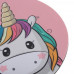 Мышь+коврик беспроводная DEXP WM-201WU Unicorn розовый, BT-1387750