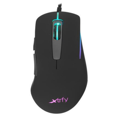 Мышь проводная Xtrfy M1 RGB черный, BT-4775690