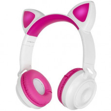 Bluetooth-гарнитура Qumo Party Cat розовый