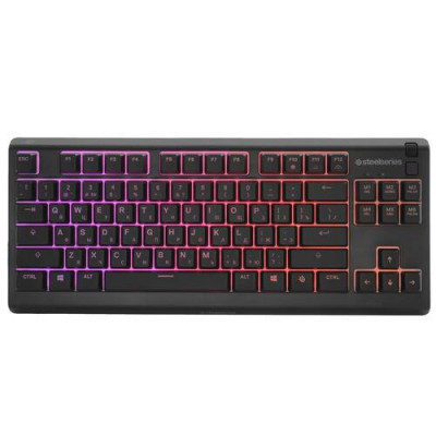 Клавиатура проводная SteelSeries Apex 3 TKL [64817], BT-5042681