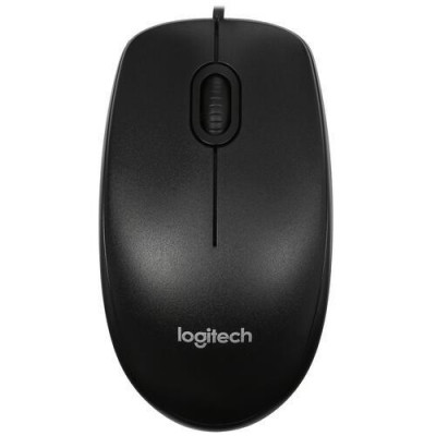 Мышь проводная Logitech B100 [910-005547] черный, BT-5059894