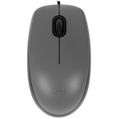 Мышь проводная Logitech Mouse M111 SILENT [910-005503] серый, BT-5059897