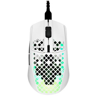 Мышь проводная Steelseries Aerox 3 Snow [62603] белый, BT-5078666