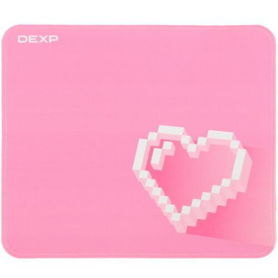 Коврик DEXP OM-M Pink Heart розовый, BT-5089007