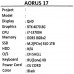 17.3" Ноутбук AORUS 17 BSF черный, BT-5095370
