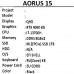 15.6" Ноутбук AORUS 15 BKF черный, BT-5095403