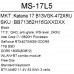 17.3" Ноутбук MSI Katana 17 B13VGK-472XRU черный, BT-5404343