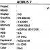 17.3" Ноутбук AORUS 7 KF черный, BT-5410959