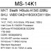 14" Ноутбук MSI Stealth 14 Studio A13VE-226RU белый, BT-5424250