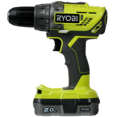 Дрель-шуруповерт Ryobi R18DD3-120S ONE+ 18V, BT-7999216