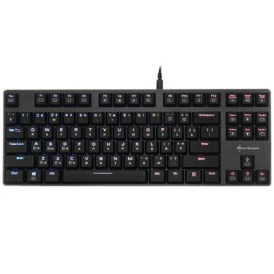 Клавиатура проводная Sharkoon PureWriter TKL RGB [PUREWRITERTKLRGBB], BT-8157225