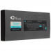 Клавиатура проводная+беспроводная Akko 3098B Black/Cyan [300888], BT-9009477