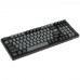 Клавиатура проводная+беспроводная Akko 3098B Black/Cyan [300888], BT-9009477