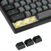 Клавиатура проводная+беспроводная Akko 3098B Black/Cyan [300888], BT-9009477