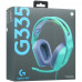 Проводная гарнитура Logitech G335 бирюзовый, BT-5086580