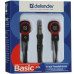 Проводные наушники Defender Basic 619 черный, BT-5358565