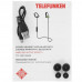 Bluetooth-гарнитура Telefunken TF-HS1004B черный, BT-5364249