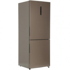 Холодильник с морозильником Haier C4F744CMG серебристый
