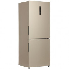 Холодильник с морозильником Haier C4F744CGG золотистый