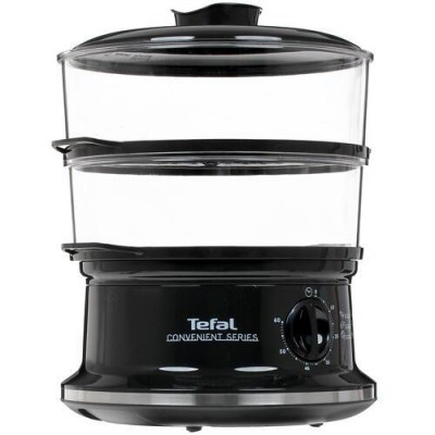 Пароварка Tefal CONVENIENT SERIES VC1401 черный, BT-1377520