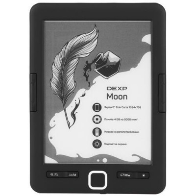 6" Электронная книга DEXP L3 Moon черный, BT-1604380