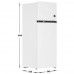 Холодильник с морозильником DEXP RF-TD210NMA/W белый, BT-1622946