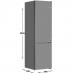Холодильник с морозильником Bosch Serie 2 VitaFresh KGN39UL25R серебристый, BT-1665008